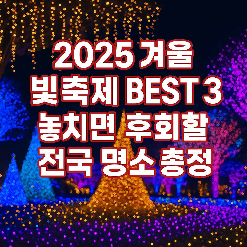 2025년 12월 겨울축제 크리스마스 행사 완벽 가이드 보기