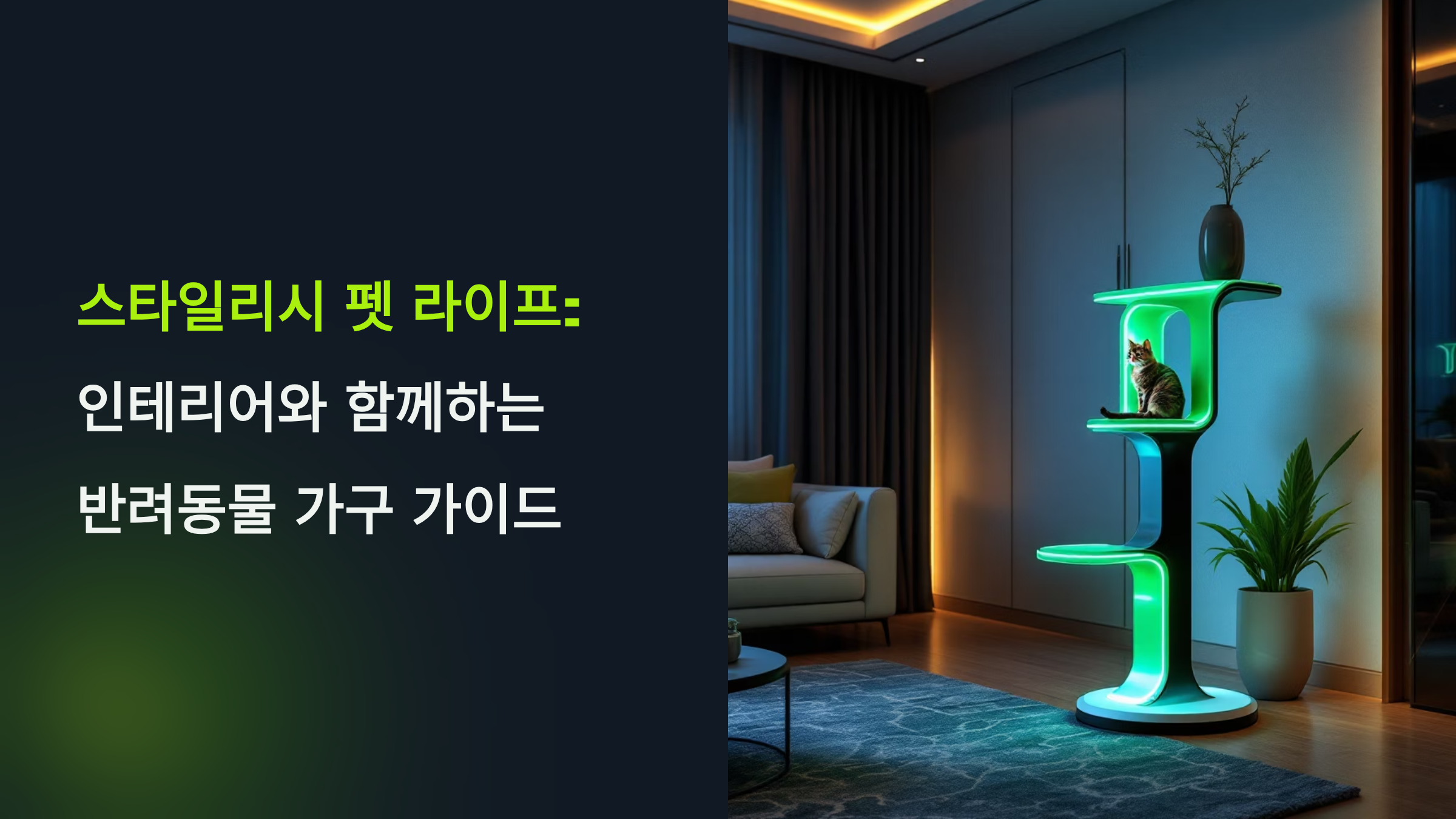 펫가구로 만드는 반려동물의 호사