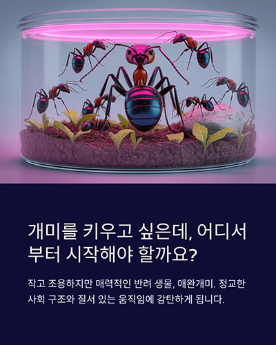 애완개미 키우는 법, 실패하지 않는 첫걸음부터 차근차근