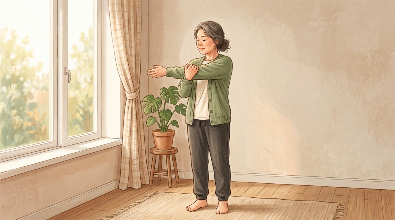 뻐근함이 사라지는 느낌