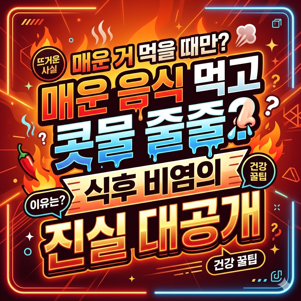 식후비염탈출가이드