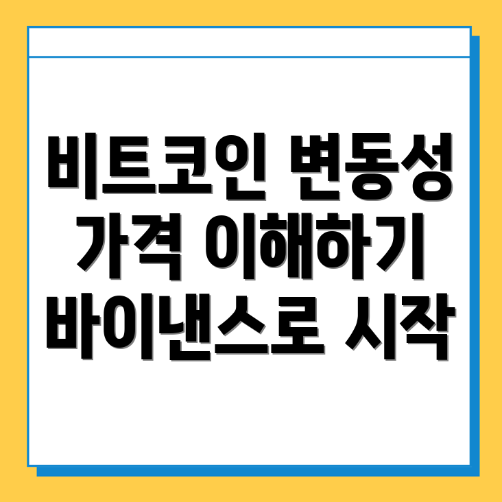 비트코인 가격 변동성