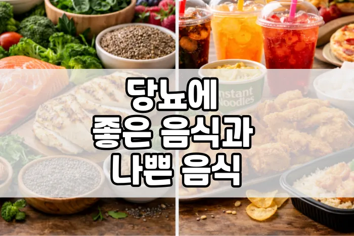 당뇨에 좋은 음식과 나쁜 음식