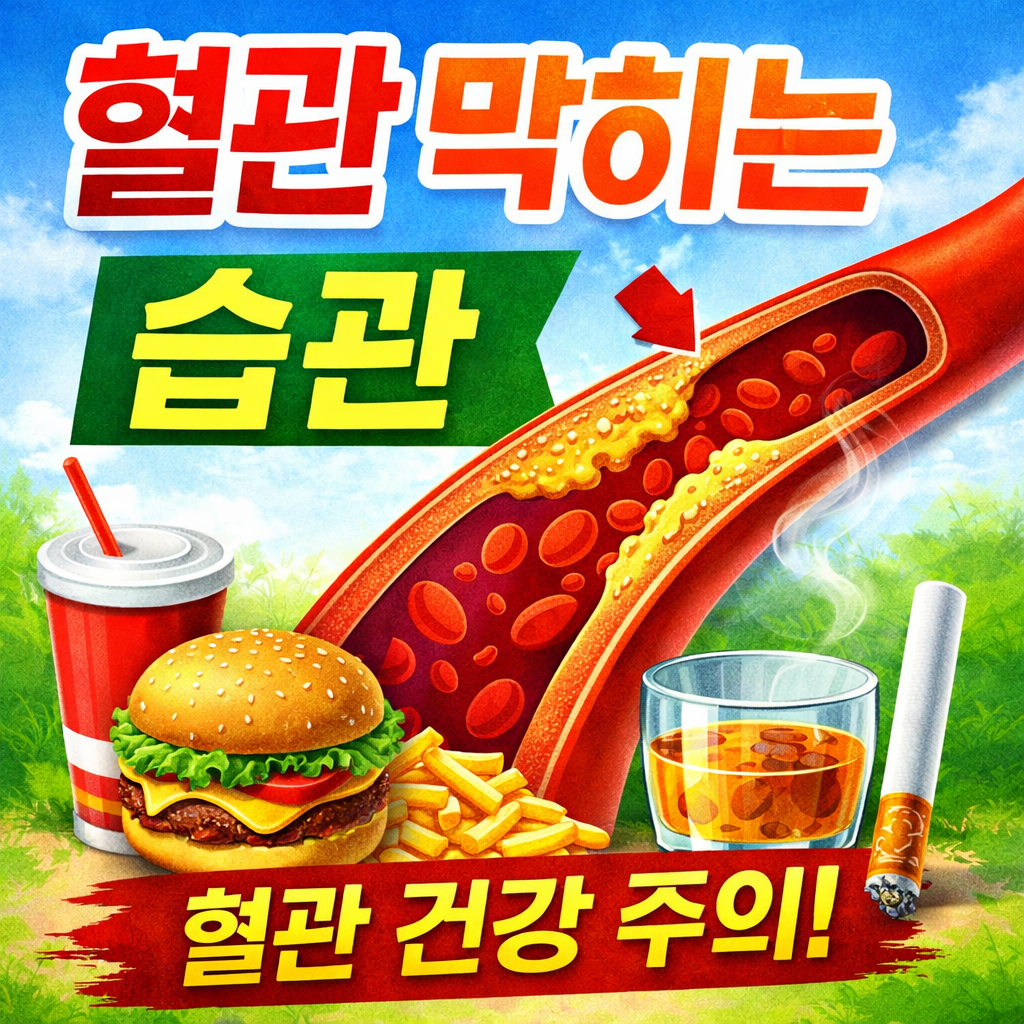 혈관 막히는 습관