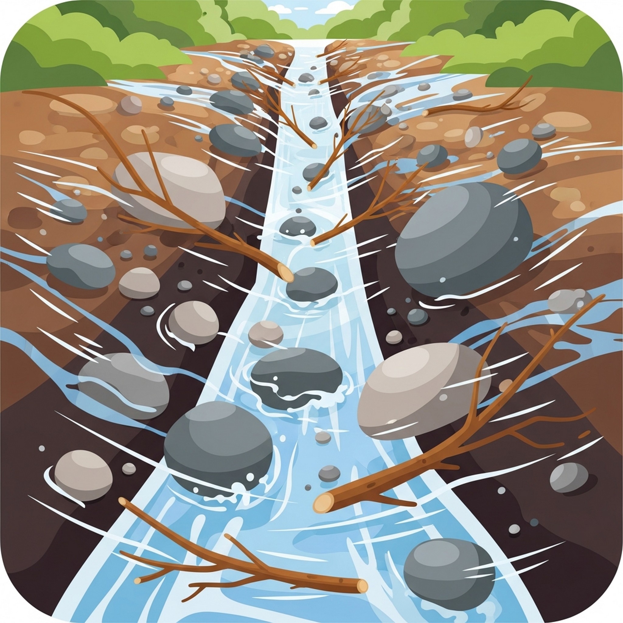 부유물 이동 증가