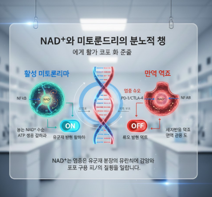 NAD⁺와 미토콘드리아의 분자적 연결