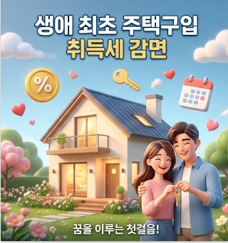 생애 최초 주택구입 취득세 감면 조건 및 신청방법 총정리