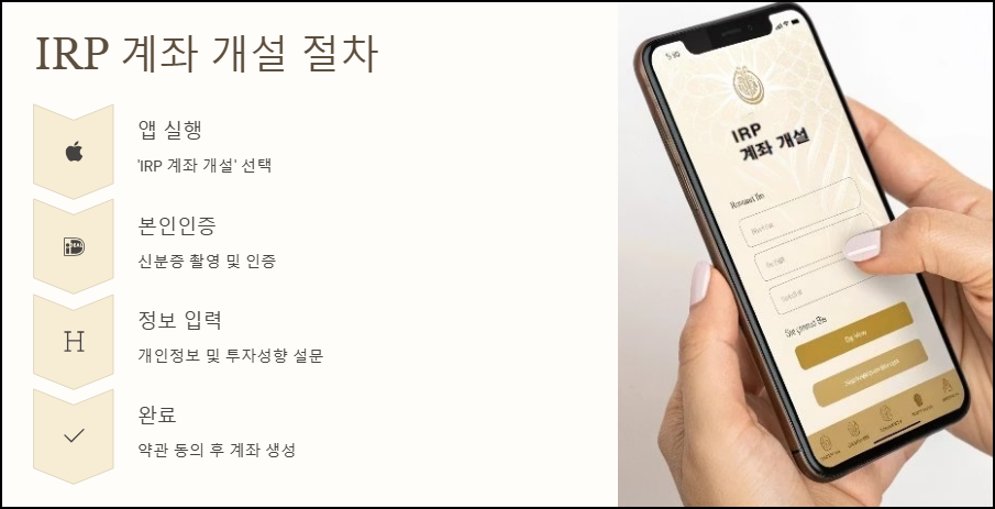 IRP 계좌 개설 절차