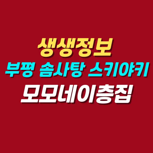 생생정보-인천-부평-솜사탕-스키야키-맛집