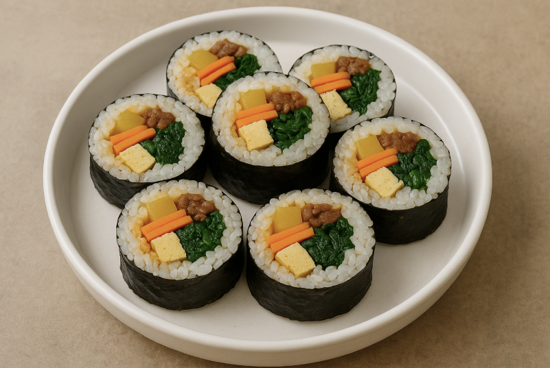 김밥 예쁘게 말기 기술 관련 사진