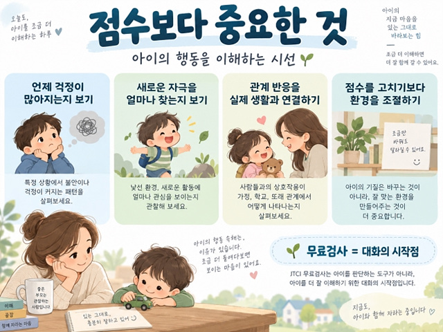 JTCI 무료검사 가능할까?|정식검사와 온라인 테스트 차이