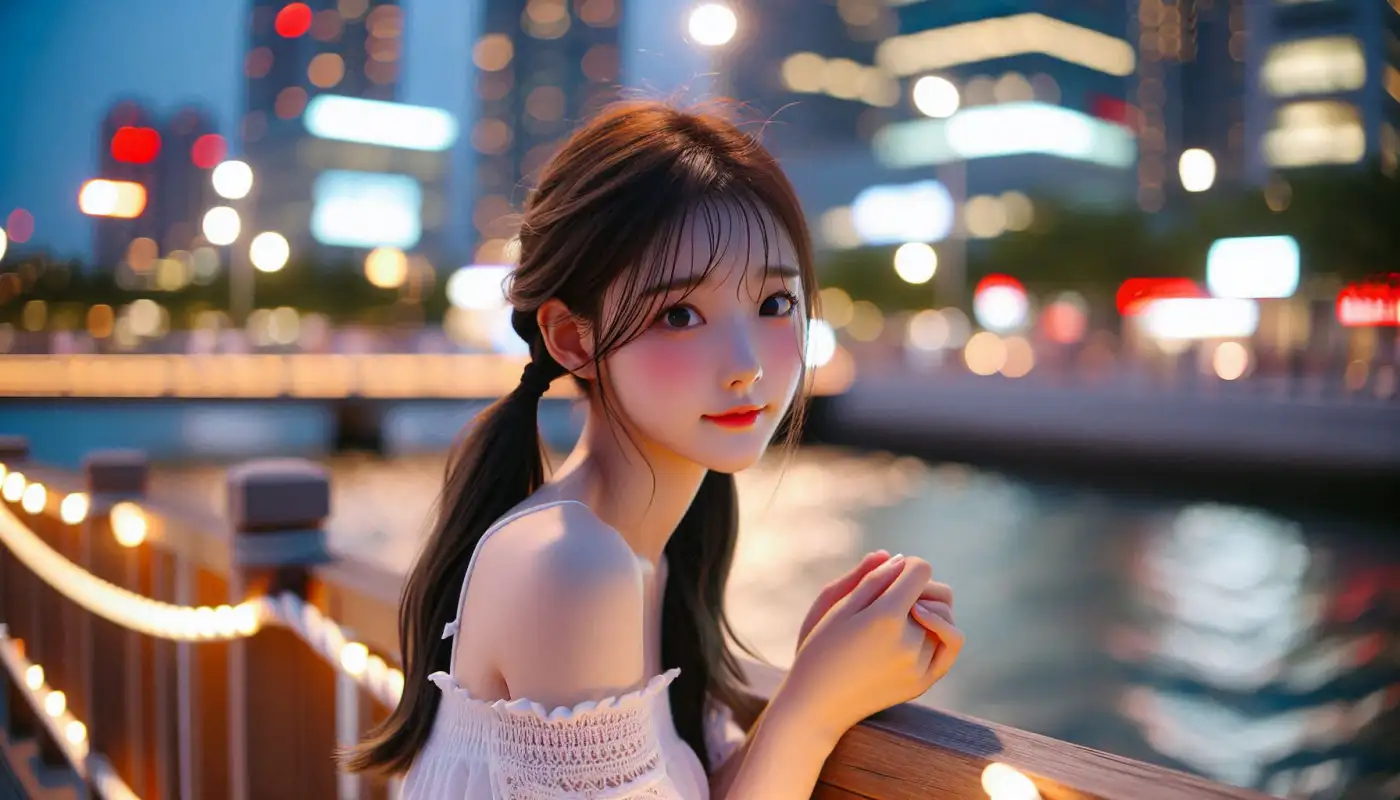 부산-불꽃축제-호텔-추천으로-여행하는-여성의-모습