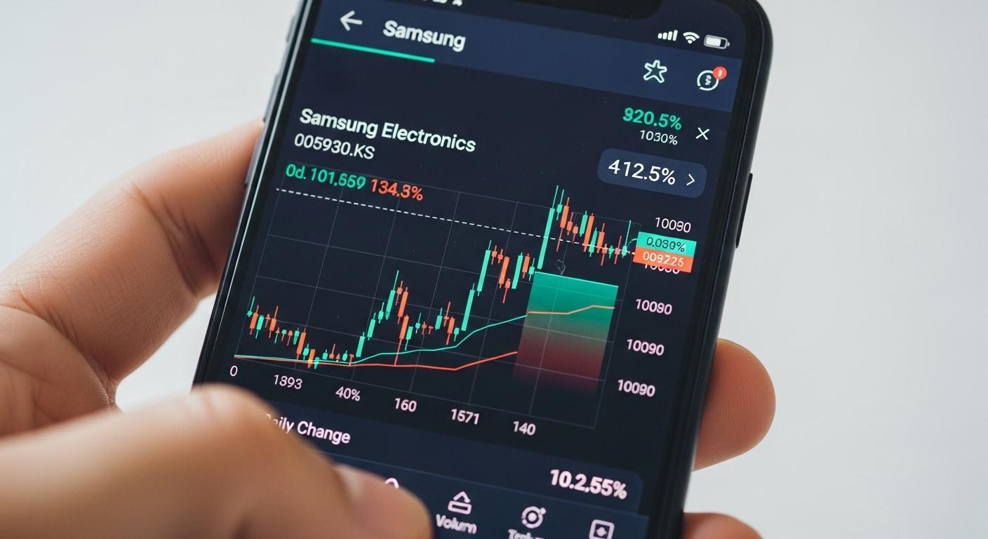 삼성전자 주가는.