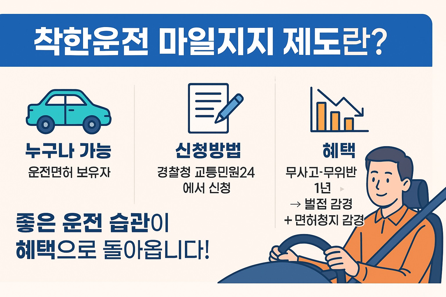 착한운전 마일리지 제도