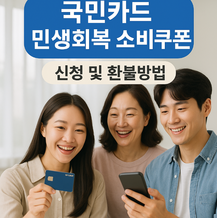 국민카드민생회복지원금, 민생회복소비쿠폰 신청