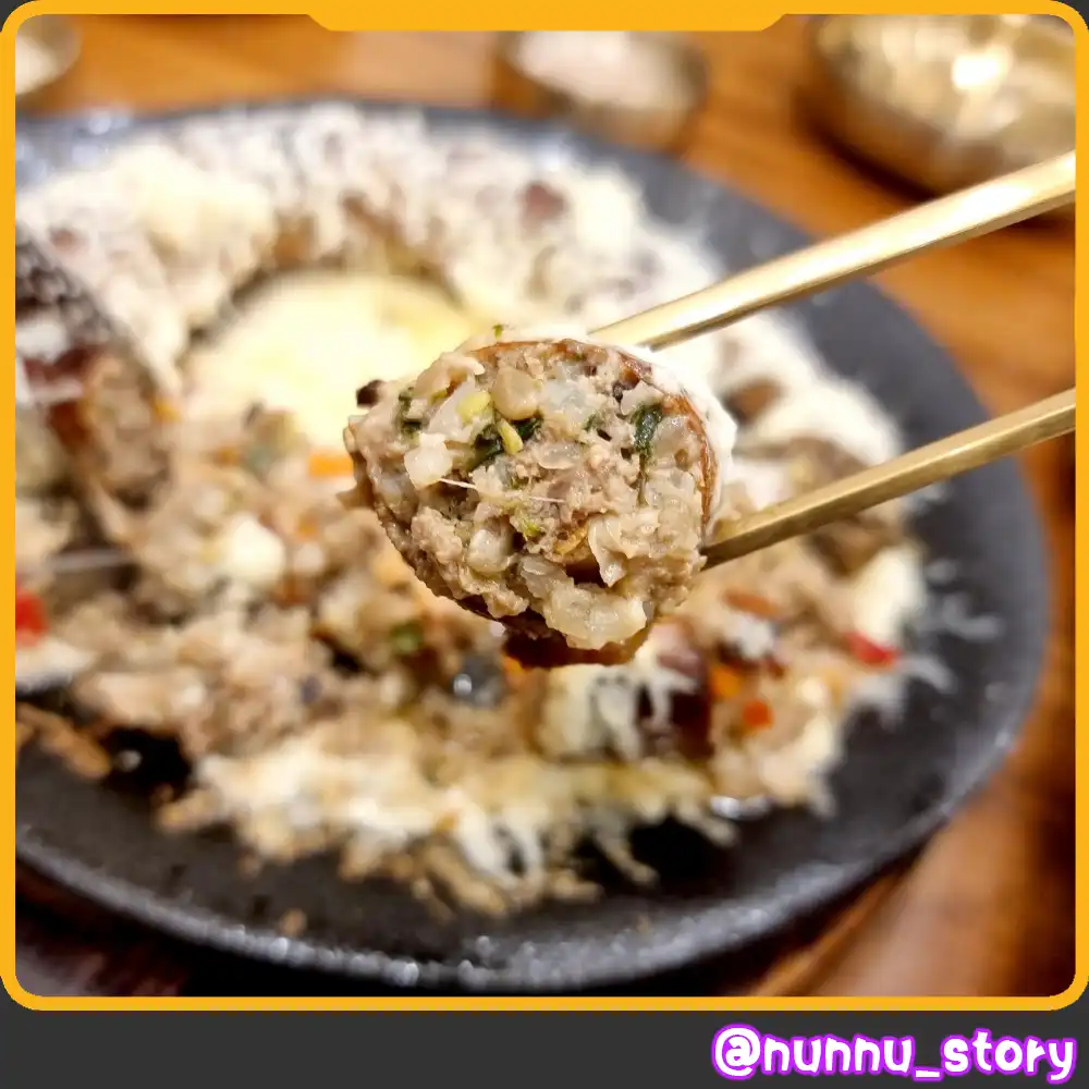 순대실록 부산 순대실록 순대스테이크 소고기