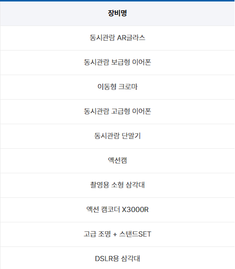 시청자 미디어재단 장비 무료 대여