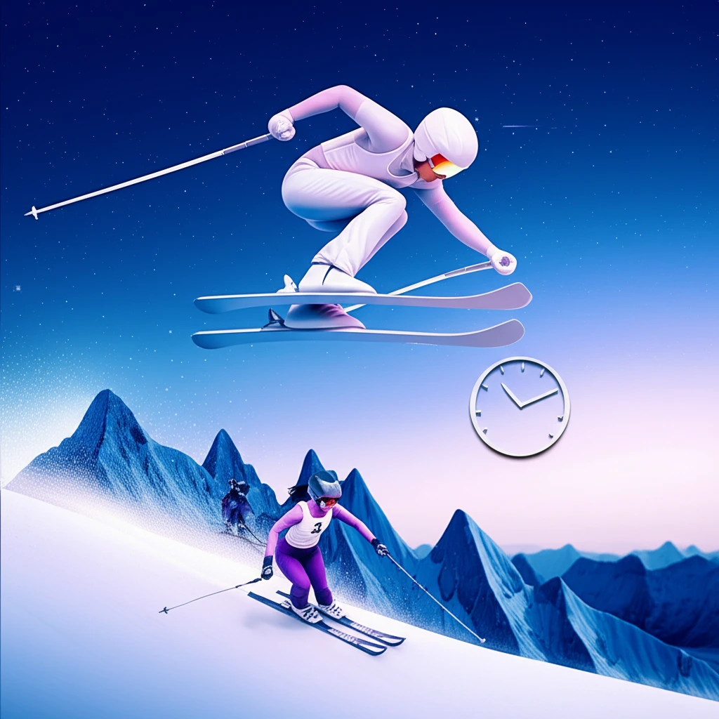 이탈리아 밀라노 올림픽 모굴 경기 시..