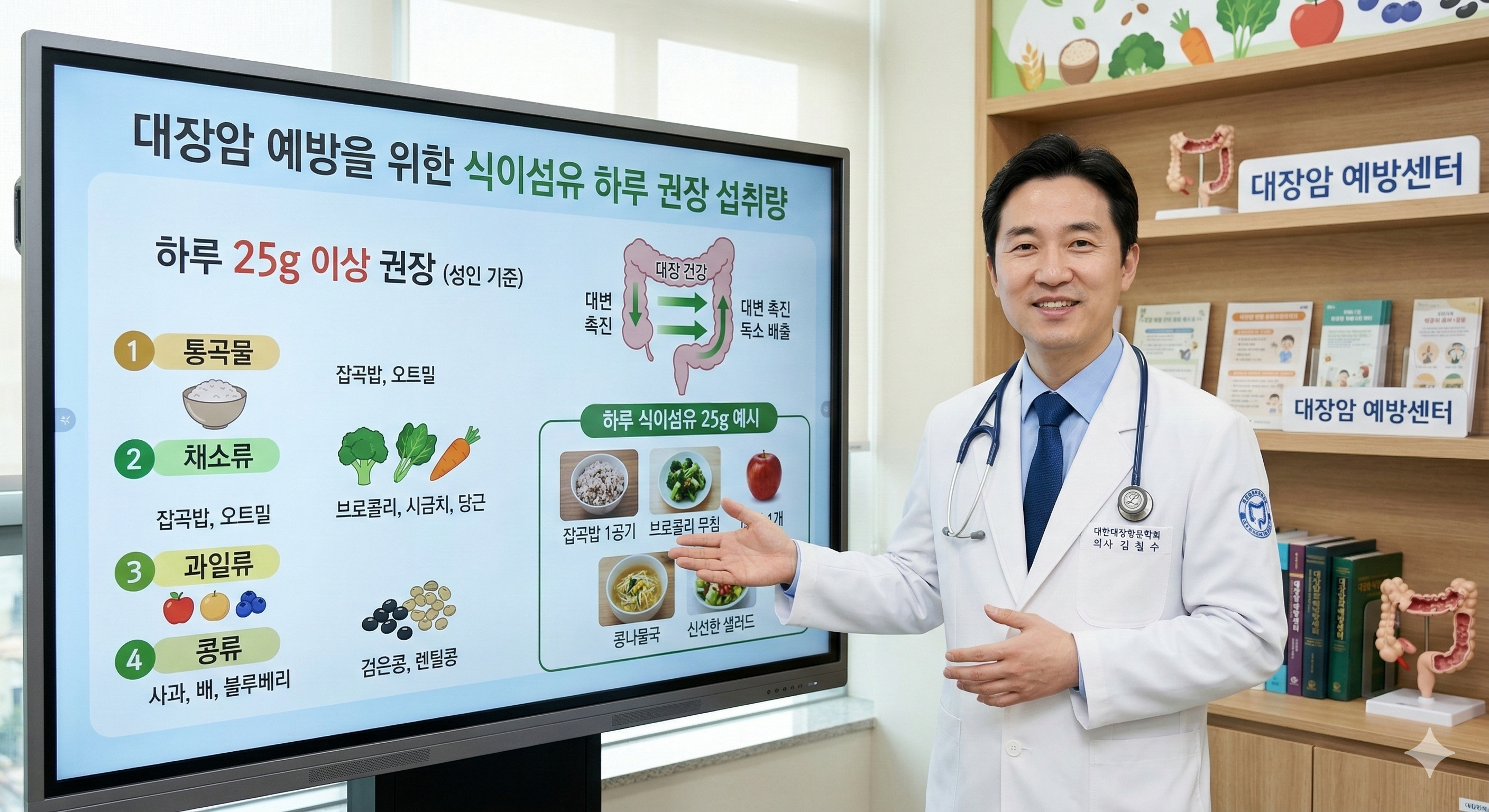 대장암 예방 식이섬유 하루 얼마나 먹어야 할까