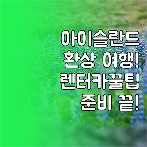아이슬란드 여행: 경이로운 자연, 특..