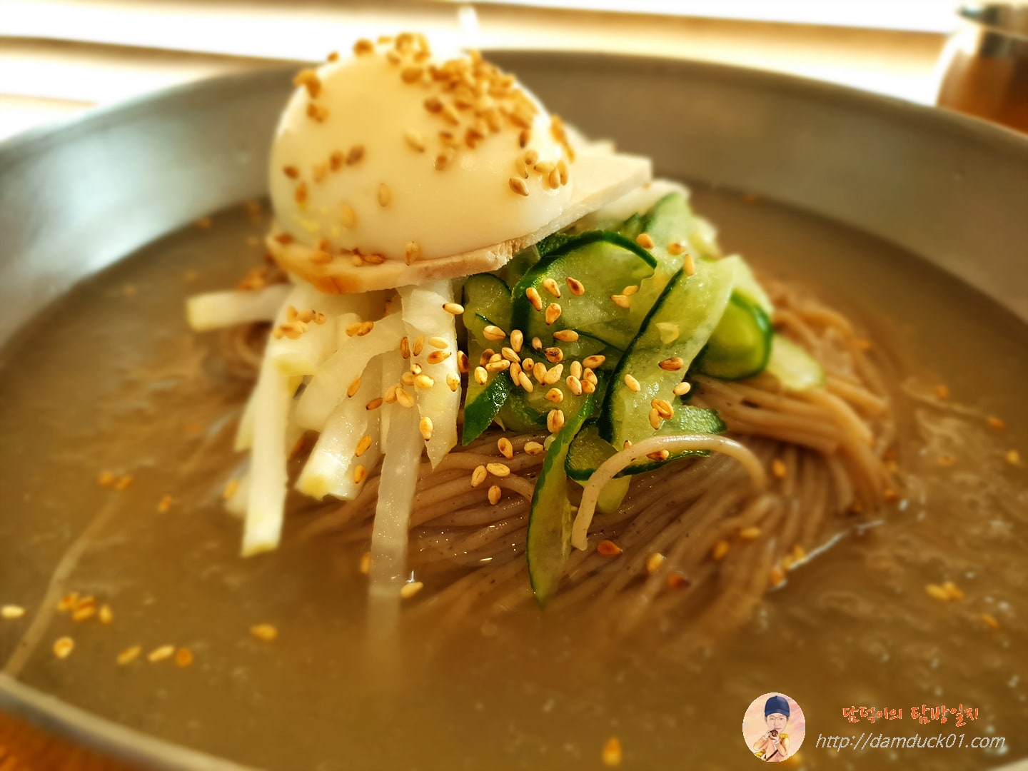 오두산막국수-물메밀국수-클로즈업-담덕이의탐방일지