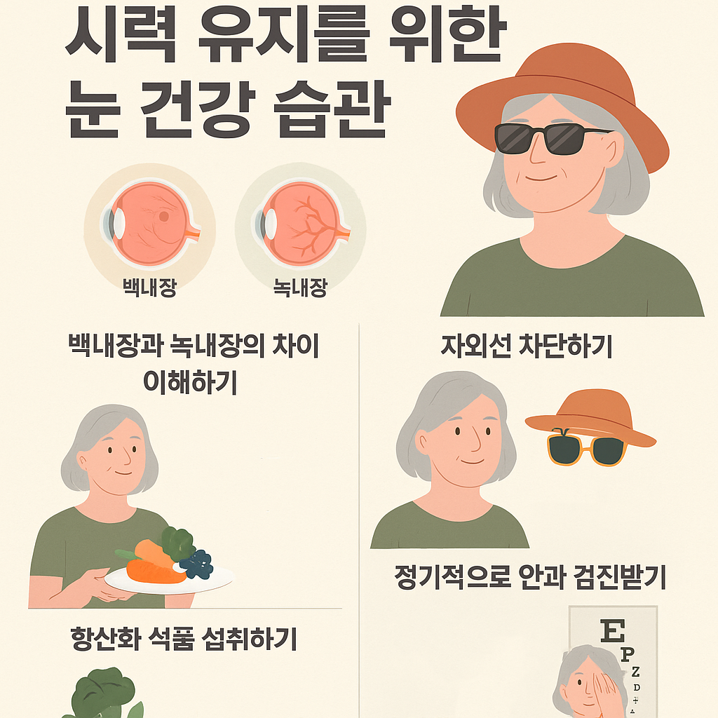 눈에 피로를 주지 않는 생활 습관 만들기