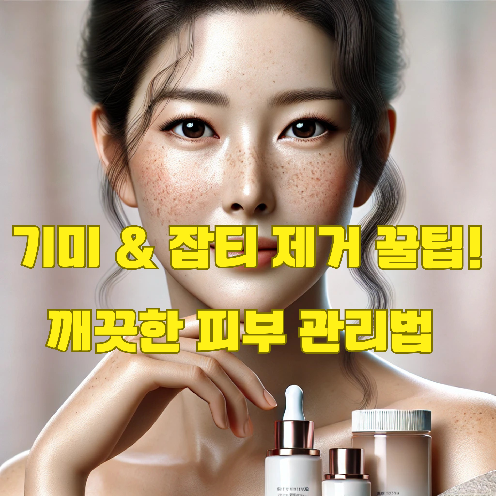 기미 &amp; 잡티 제거와 예방: 깨끗한 피부를 위한 완벽 가이드