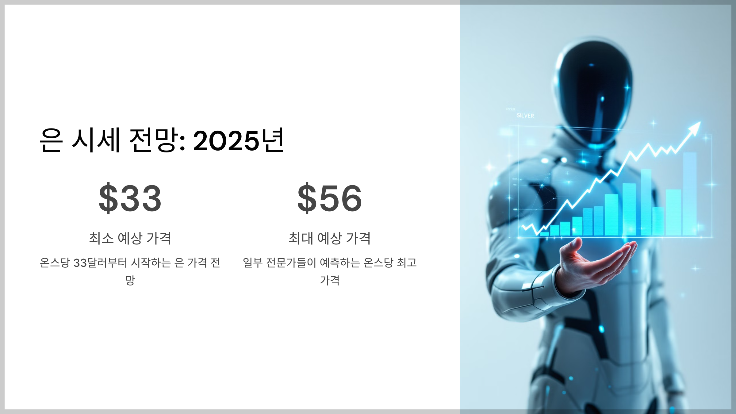 은 시세 전망: 2025년