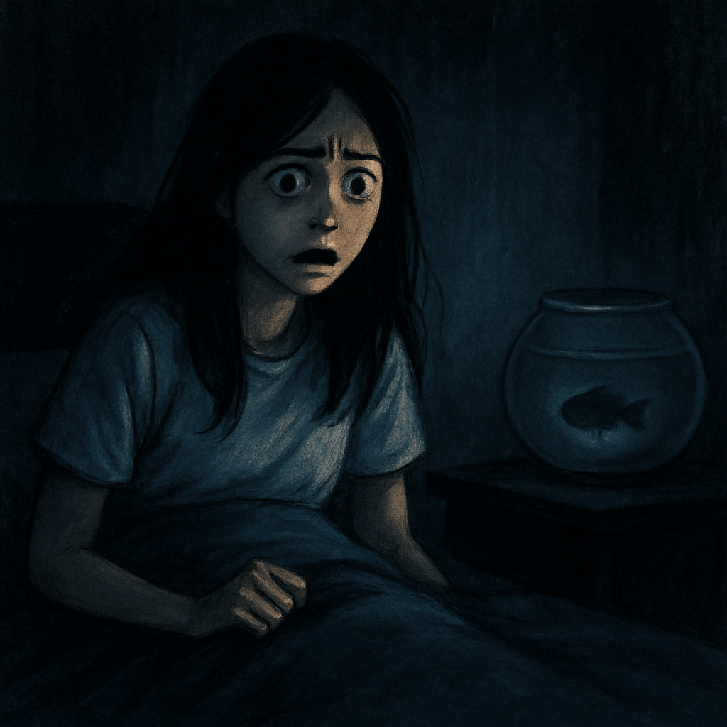 금붕어의 눈은 그대로 나를 응시-무엇을 말하나