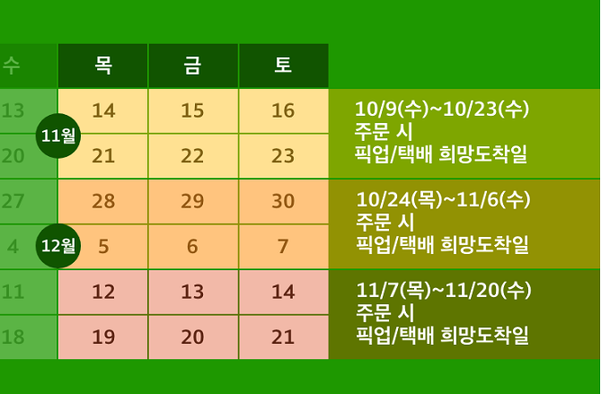 절임배추 20kg 사전예약