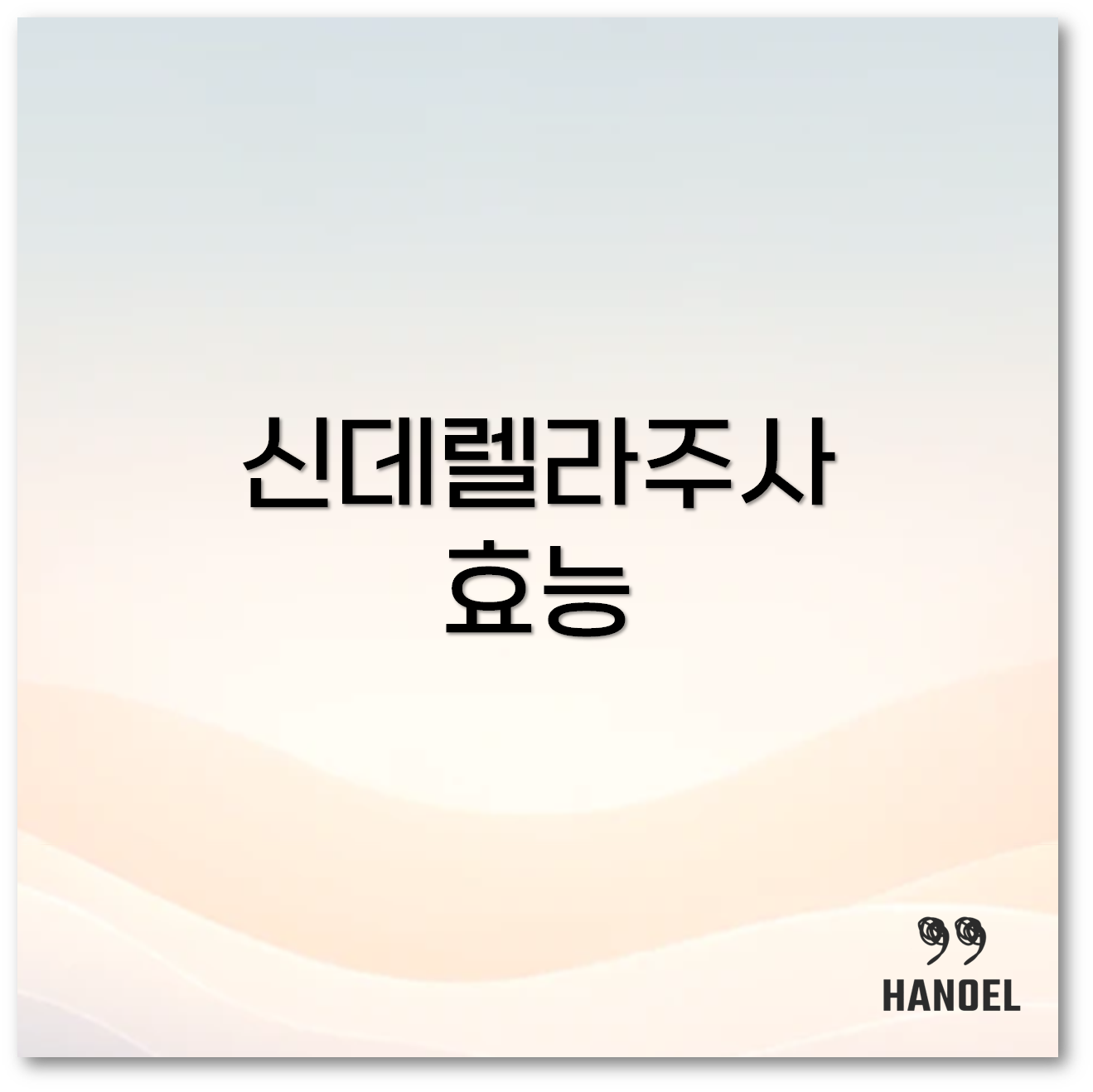 신데렐라주사