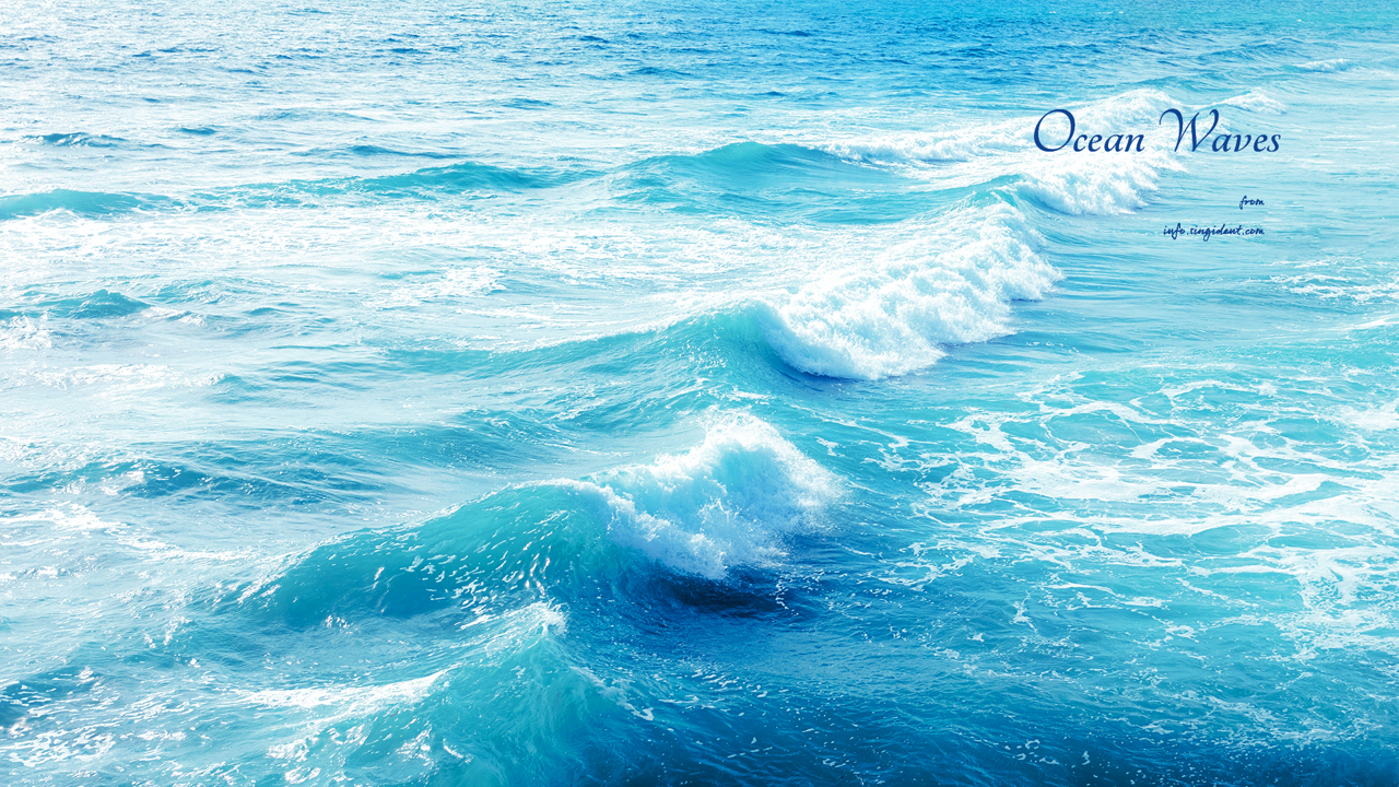 08 출렁이는 파도 C - Ocean Waves 파도배경화면