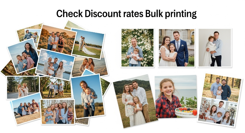 대량 인화 시 할인율 확인