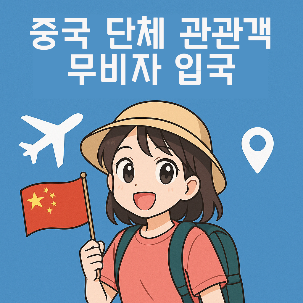 중국 단체 관광객 무비자 입국 전국 확대…9개월간 시행 의미와 경제적 파급효과
