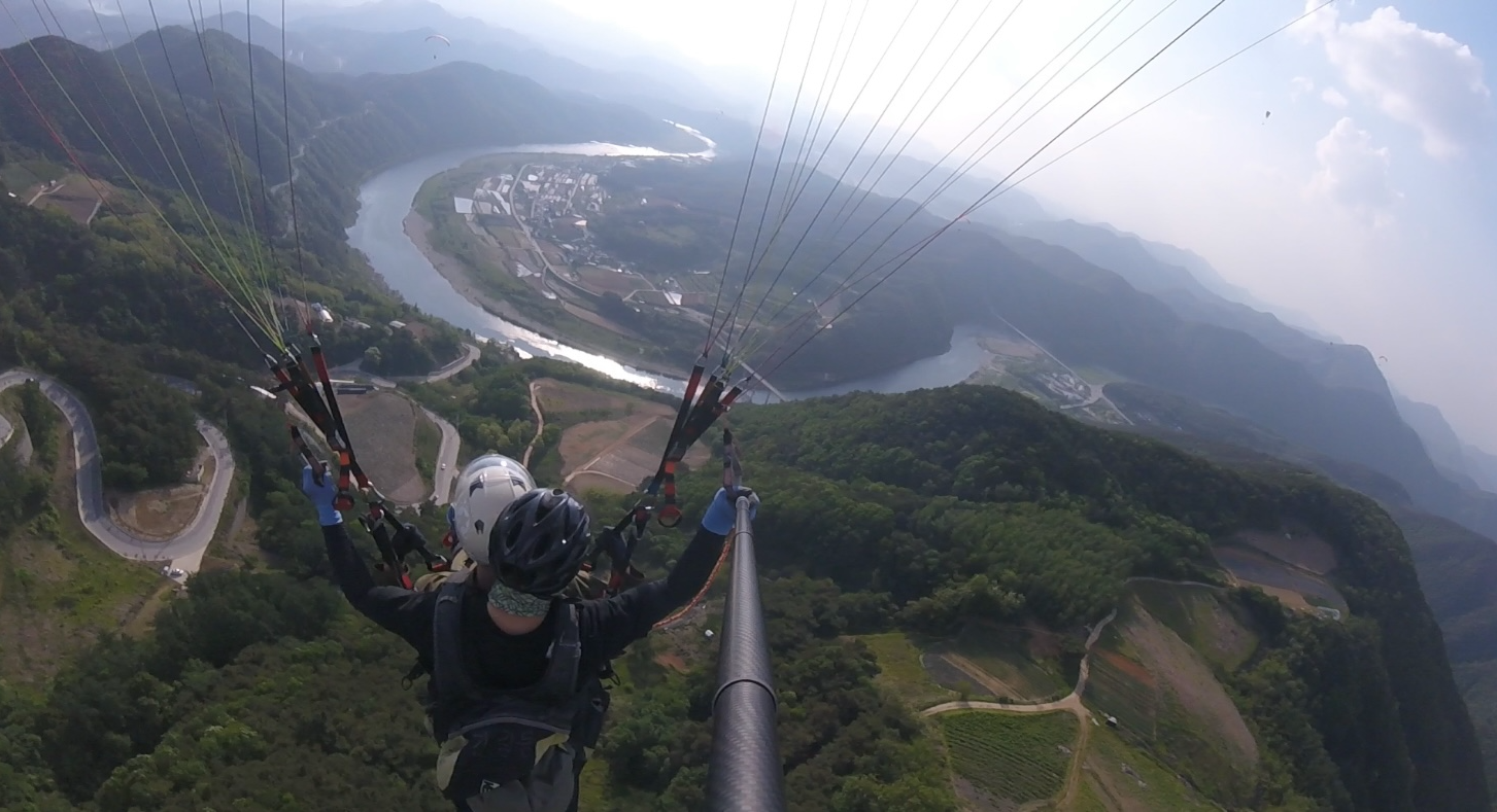 단양-패러글라이딩-풍경