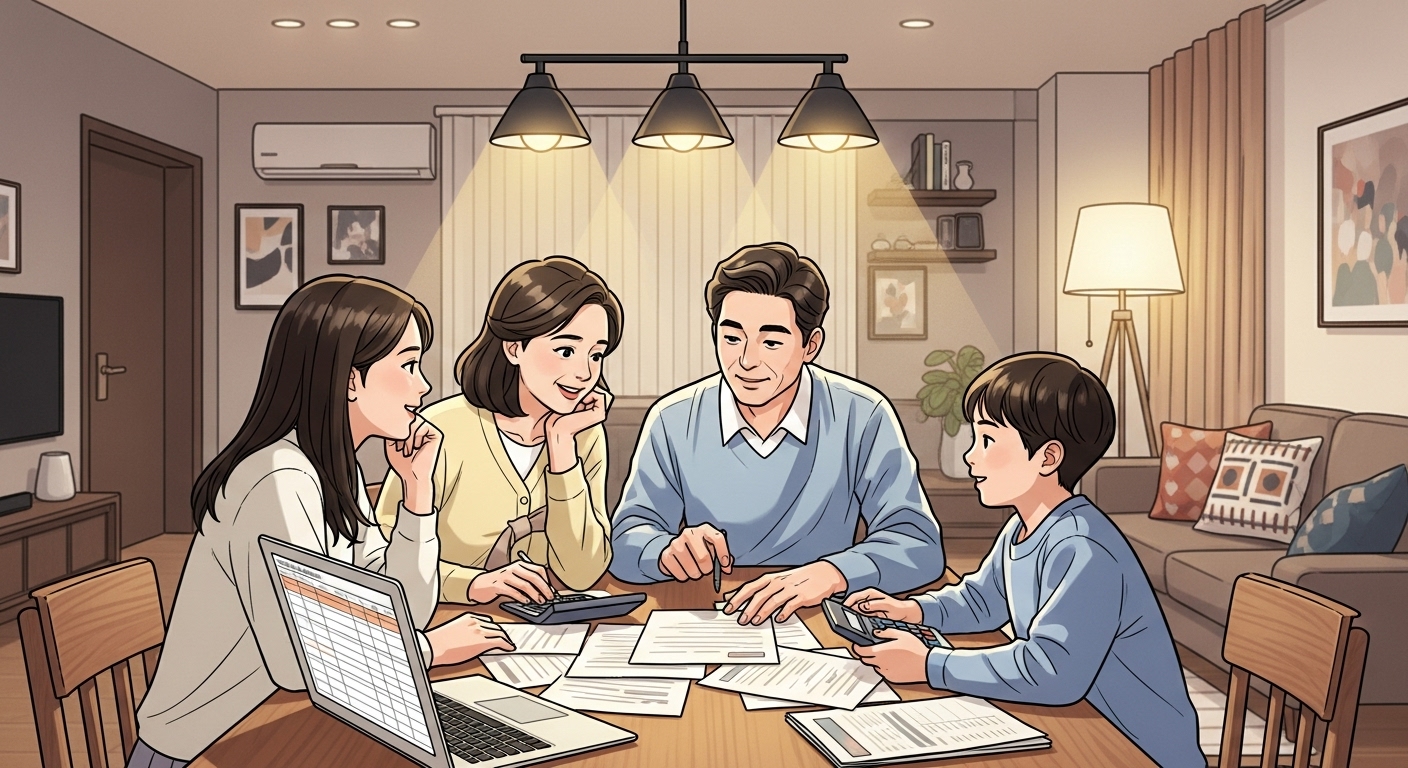 생활비증빙, 계좌이체