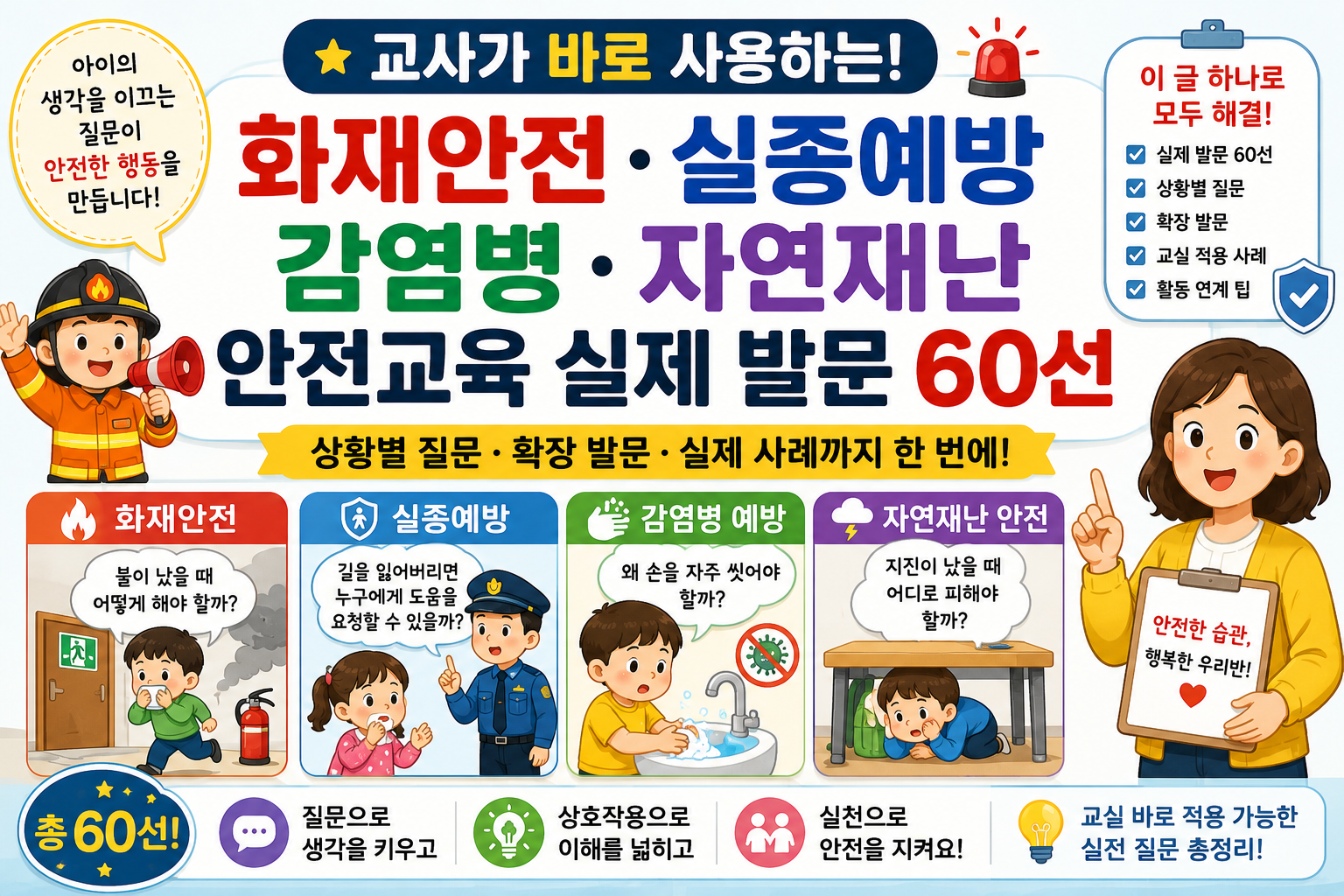 AI 안전교육 관련 일러스트 이미지