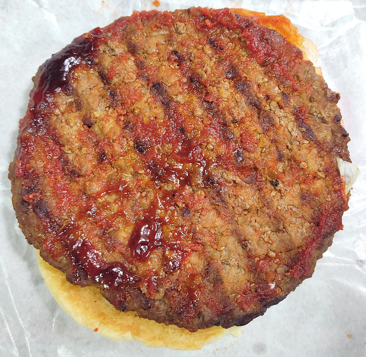 와퍼 패티 상단