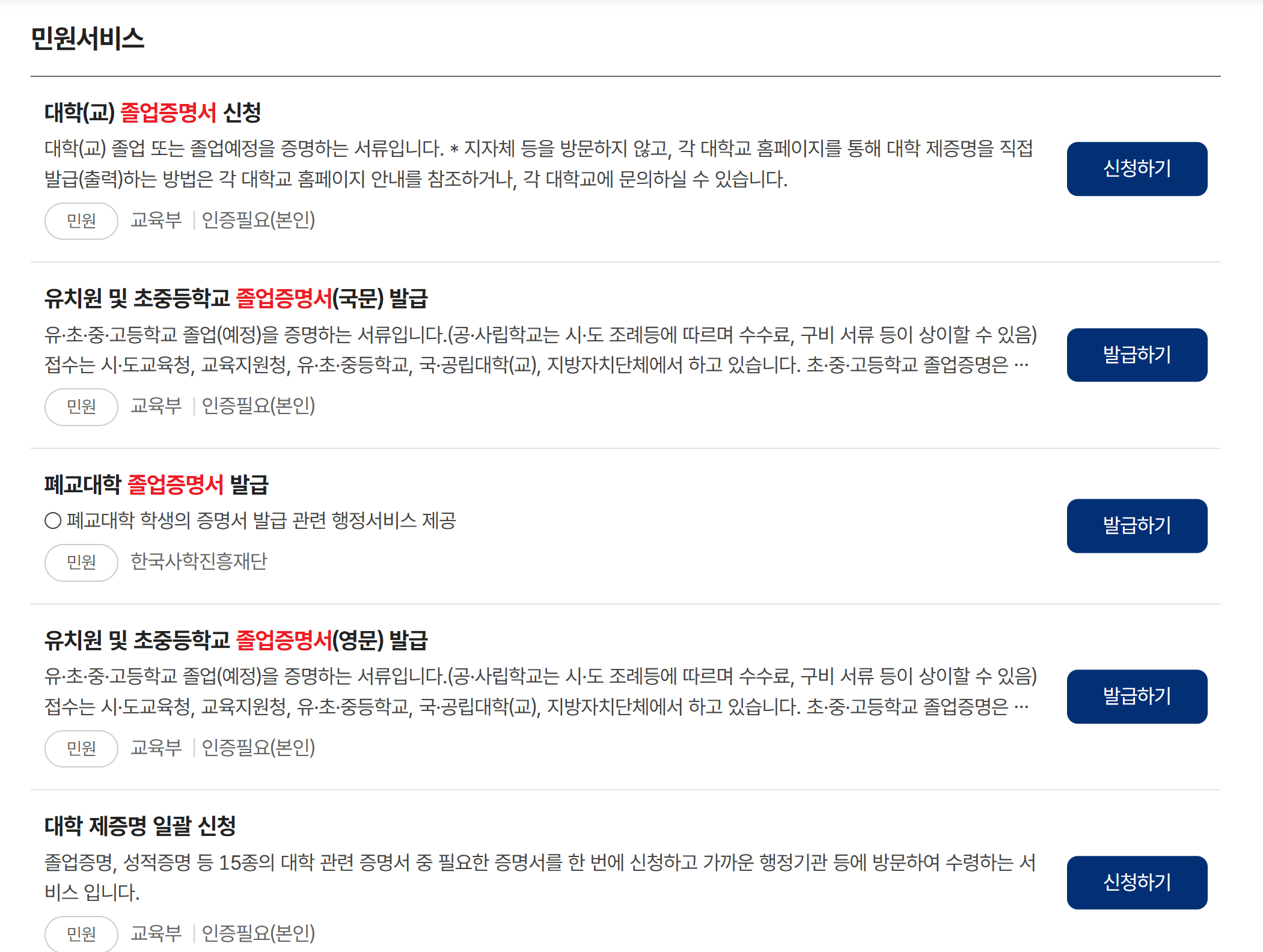 정부 24 홈페이지2