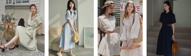 Shirt-type One Piece