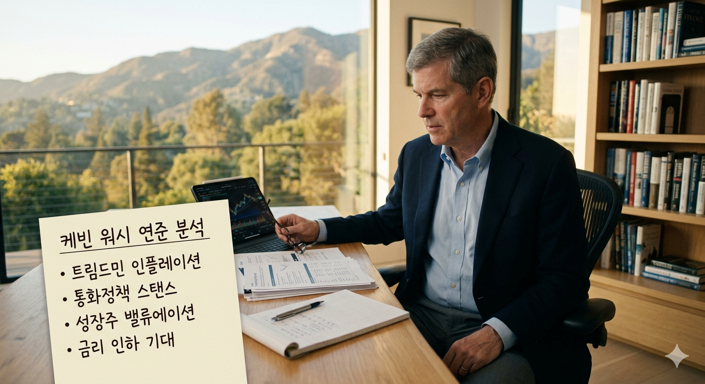 케빈 워시 연준 분석 (트림드민, 통화정책, 성장주, 금리 인하 기대)