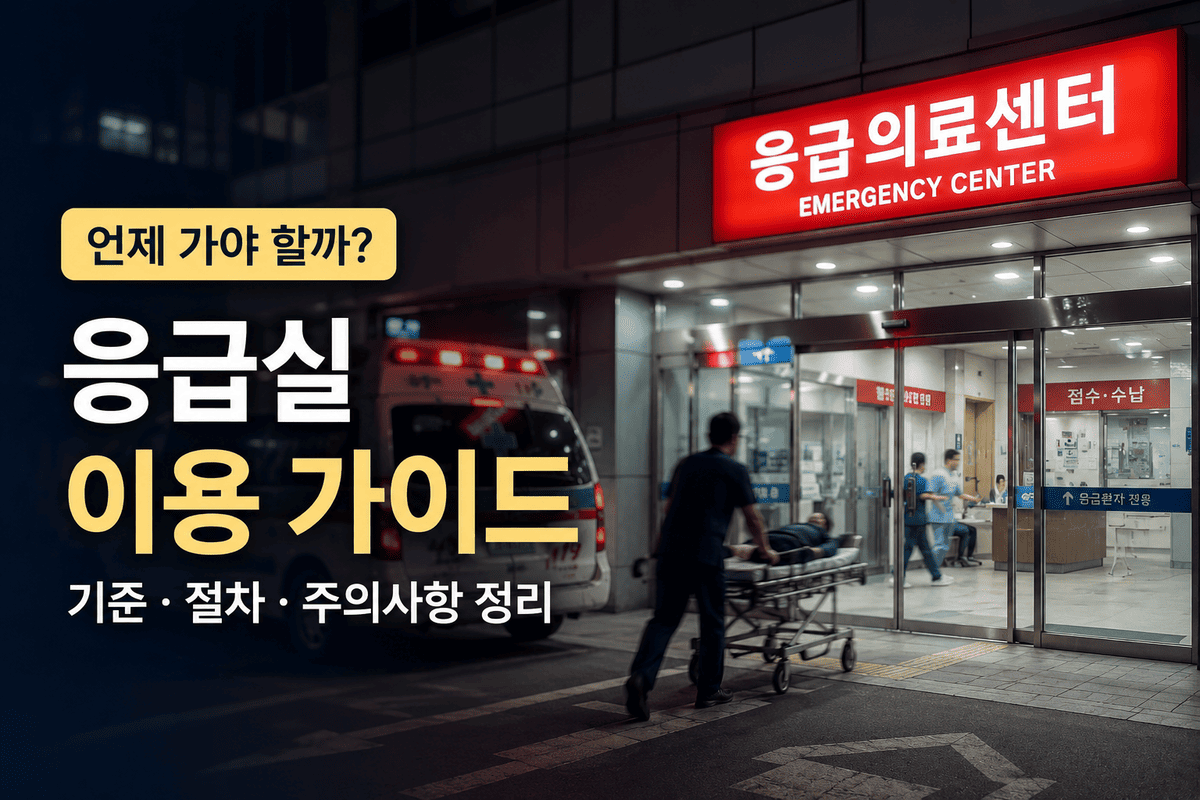 응급실 이용 가이드
