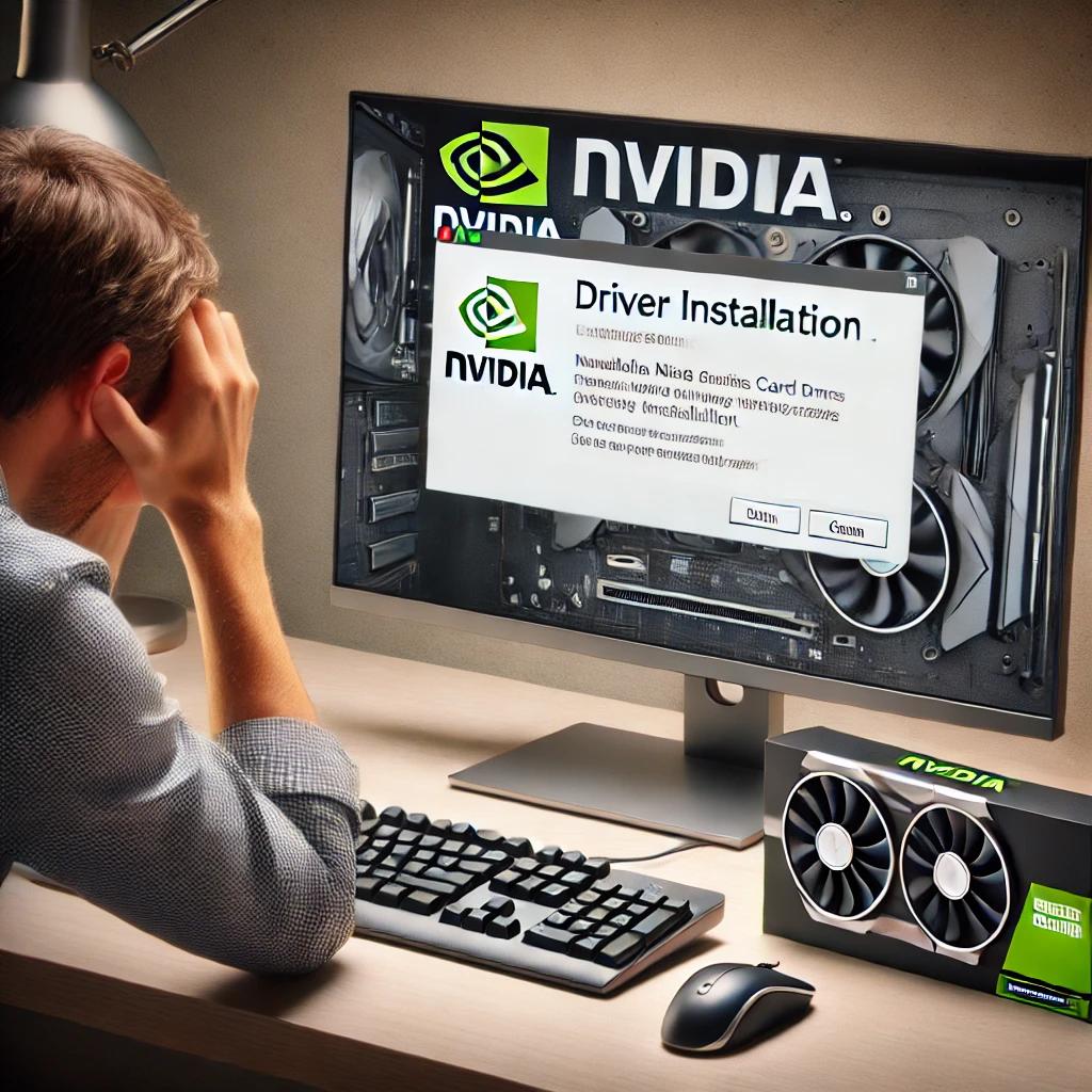 엔비디아 그래픽카드 드라이버 설치 오류