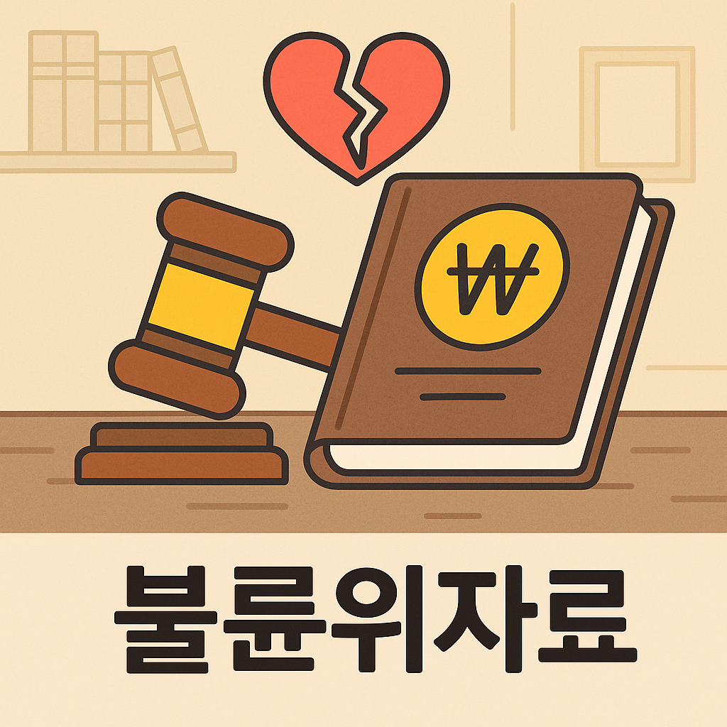 불륜소송, 불륜위자료