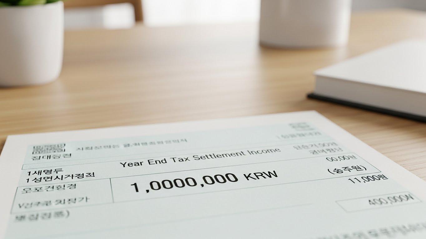 연말정산 소득금액 100만원