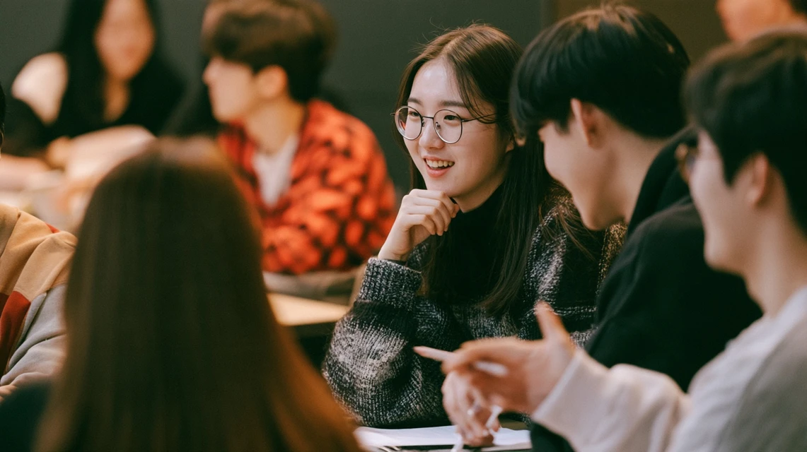 누가 같은 스터디 멤버인지 몰라 헷갈리는 모습