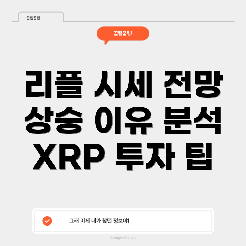 리플 XRP 시세 예측