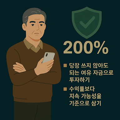 중년 투자자에게 필요한 단 하나