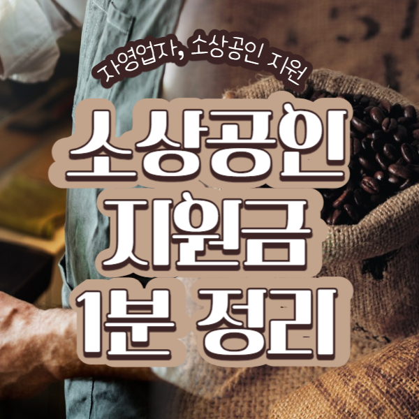 소상공인 지원금