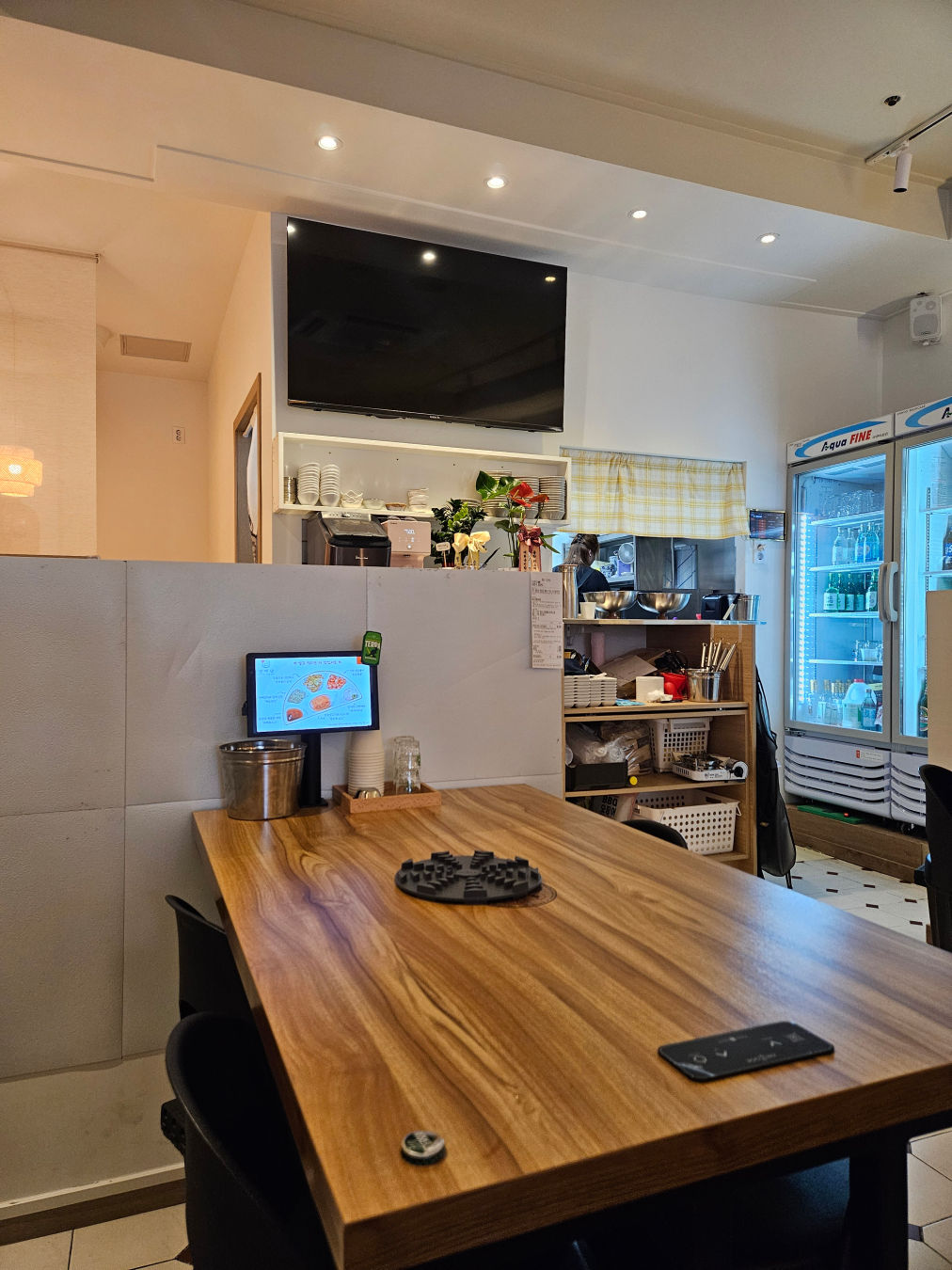 수우미양가 상차림 세팅